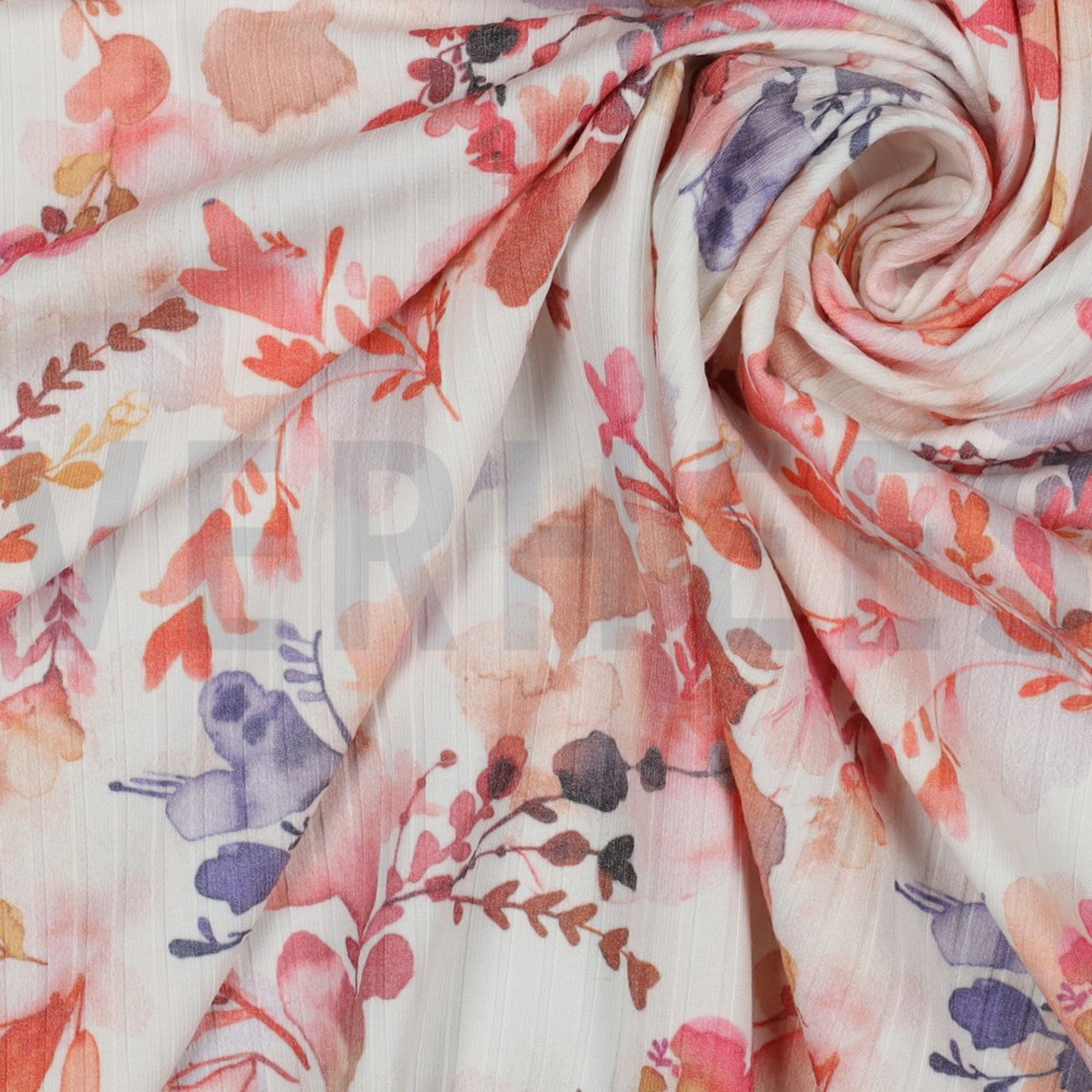 RIB JERSEY DIGITAL LEAVES OFF WHITE (high resolution) #3