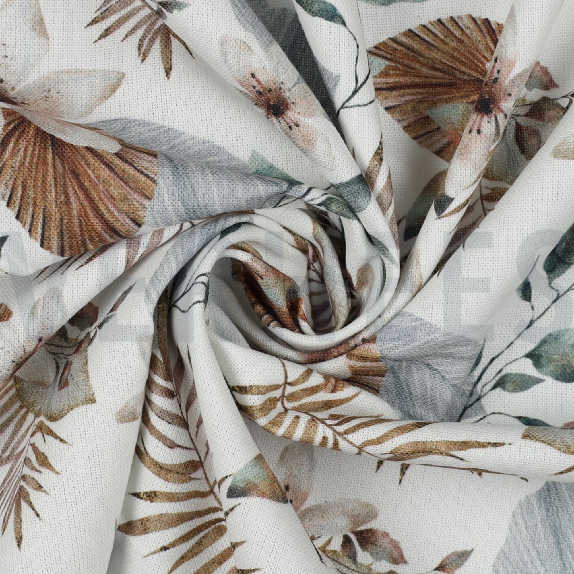 CANVAS DIGITAL LEAVES WHITE (high resolution) #3