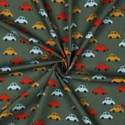 FINE POPLIN CARS ARMY GREEN (thumbnail) #3