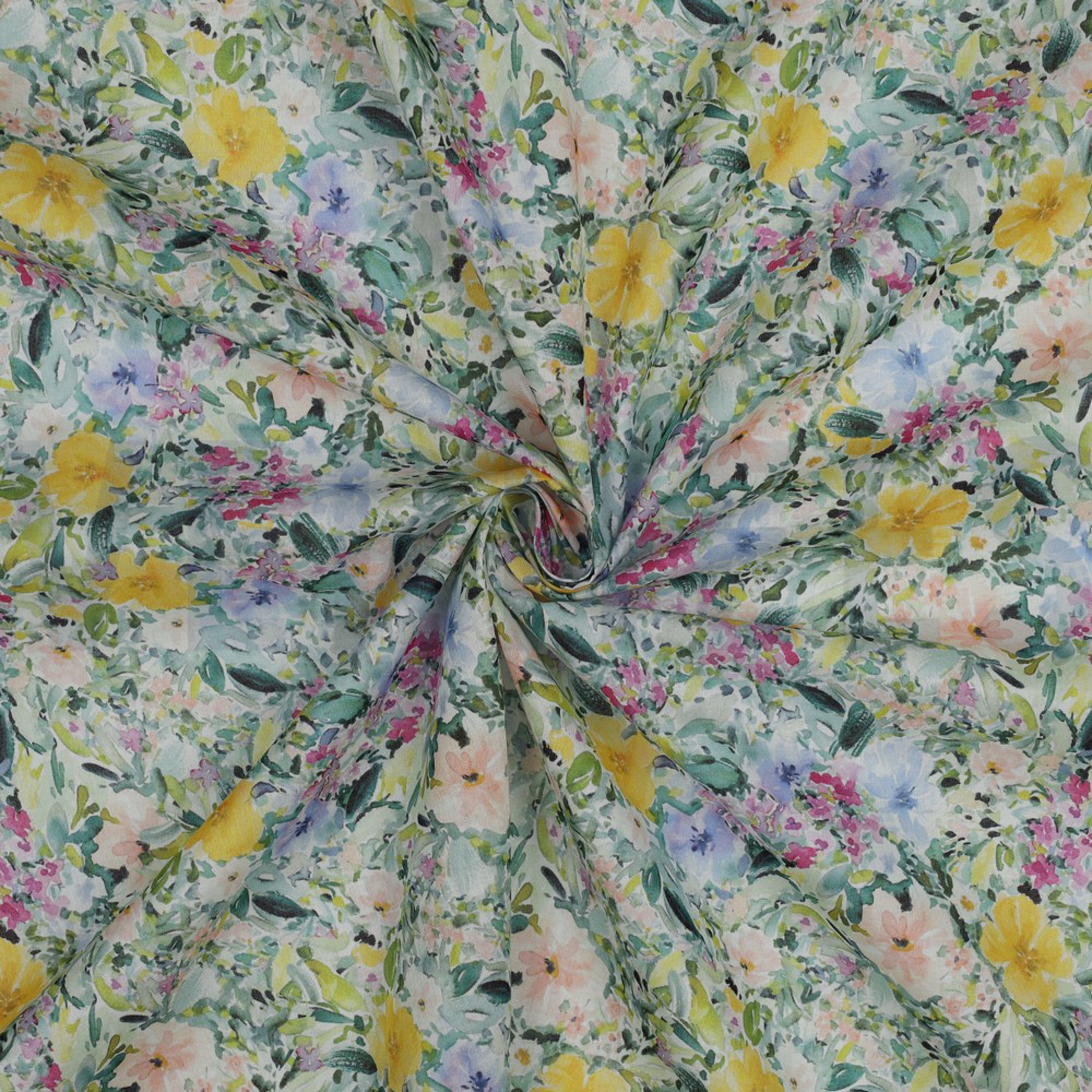 COTTON VOILE DIGITAL FLOWERS MULTICOLOUR (high resolution) #3