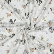 FINE POPLIN DIGITAL SAFARI ANIMALS OFF-WHITE (thumbnail) #3