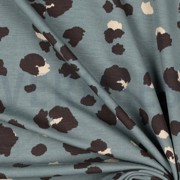 BAMBOO COTTON JERSEY ANIMAL PRINT BLUE SHADOW (thumbnail) #3