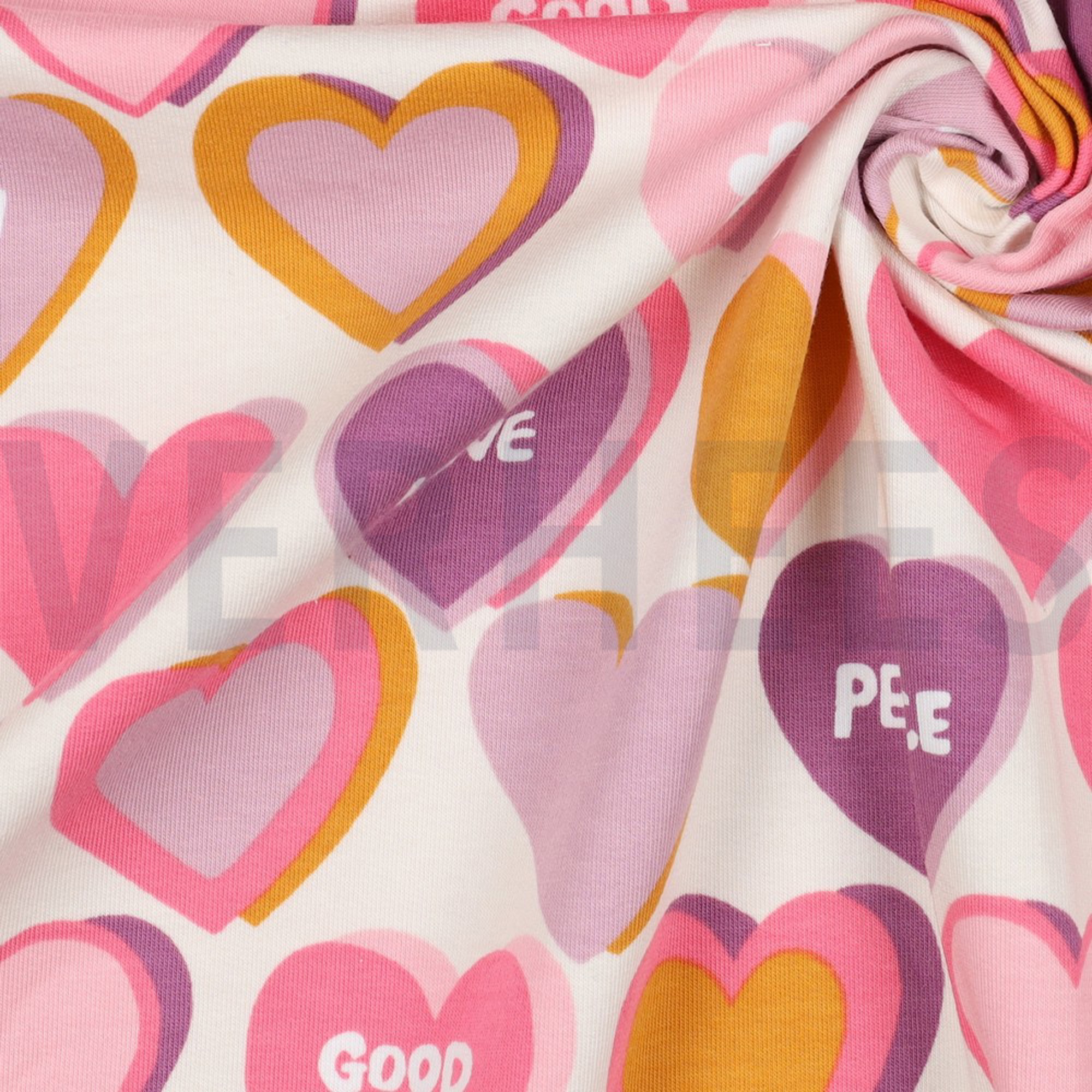 FRENCH TERRY HEARTS ECRU (high resolution) #3