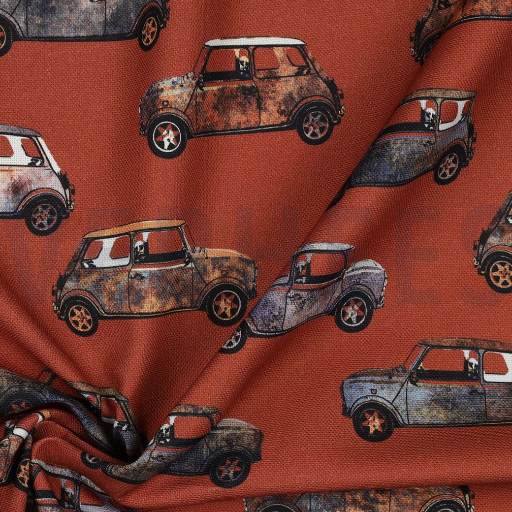CANVAS DIGITAL CARS TERRACOTTA #3