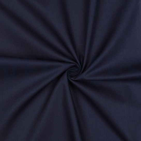 COTON POPLIN BLEU MARINE #7