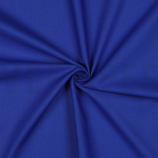 KATOEN POPLIN KOBALTBLAUW #7