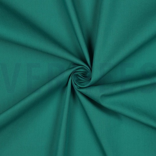 BAUMWOLLE POPELINE TEAL #7