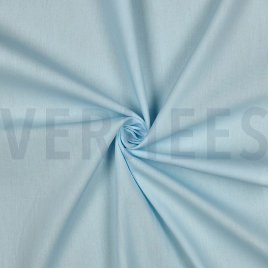 BAUMWOLLE POPELINE BABYBLAU #7