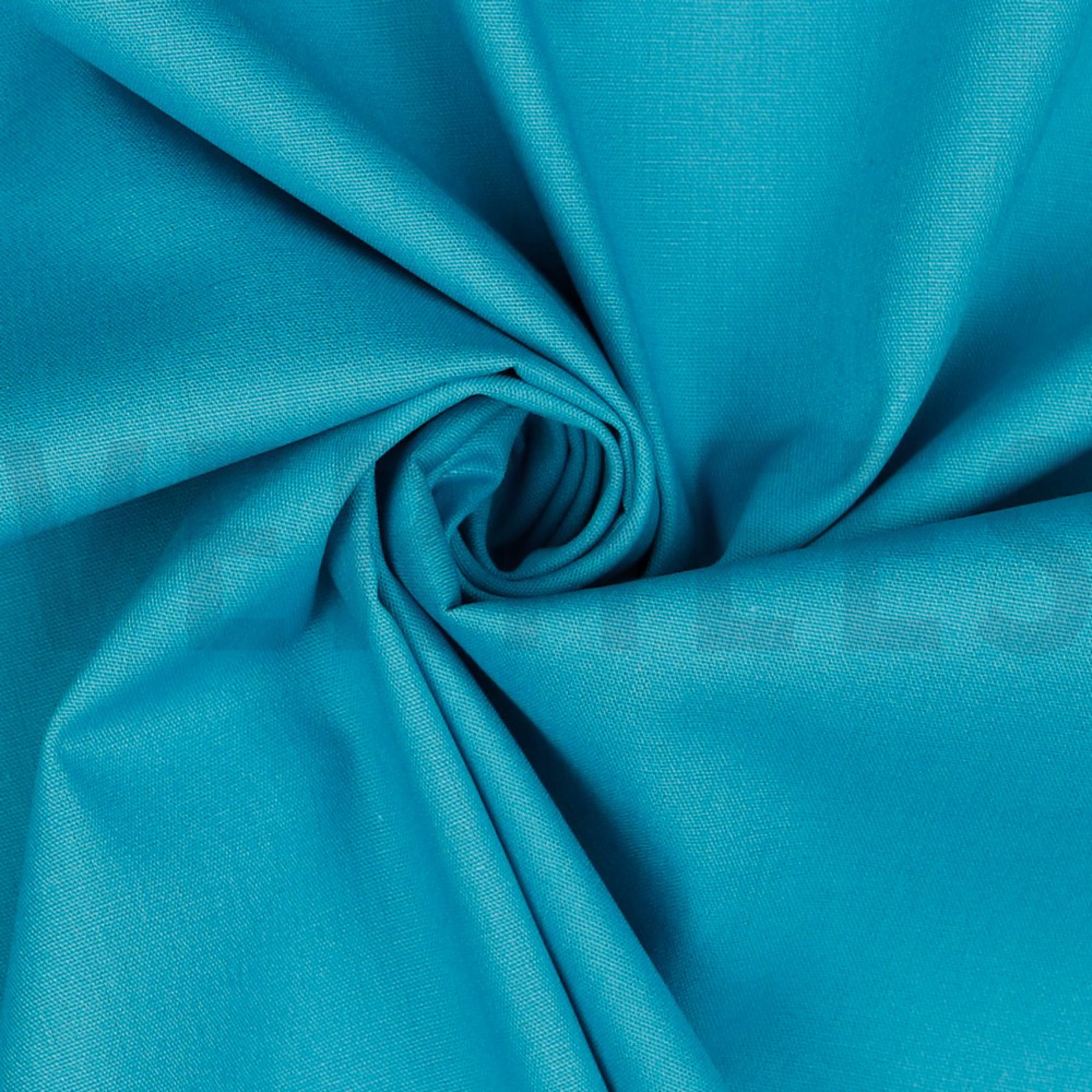 COTTON POPLIN TURQUOISE (high resolution) #3