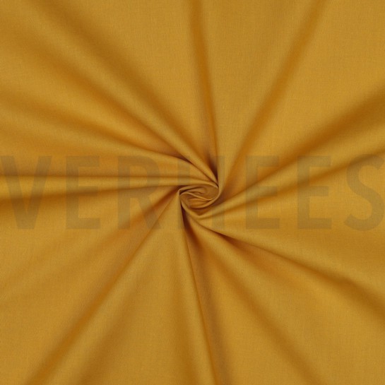 BAUMWOLLE POPELINE OCKER #7