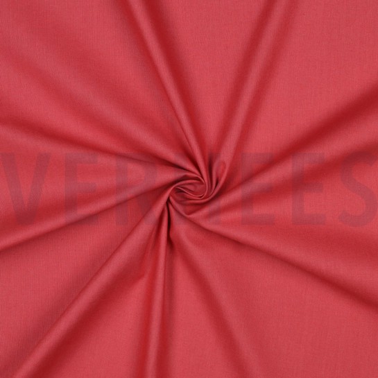COTTON POPLIN DARK CORAL #7