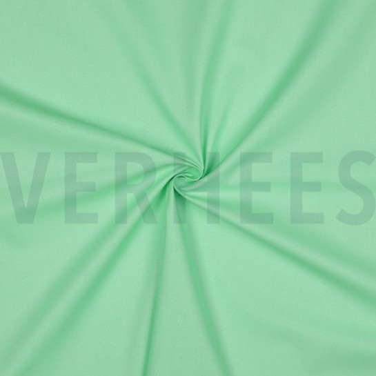 BAUMWOLLE POPELINE GRÜN NEON #7