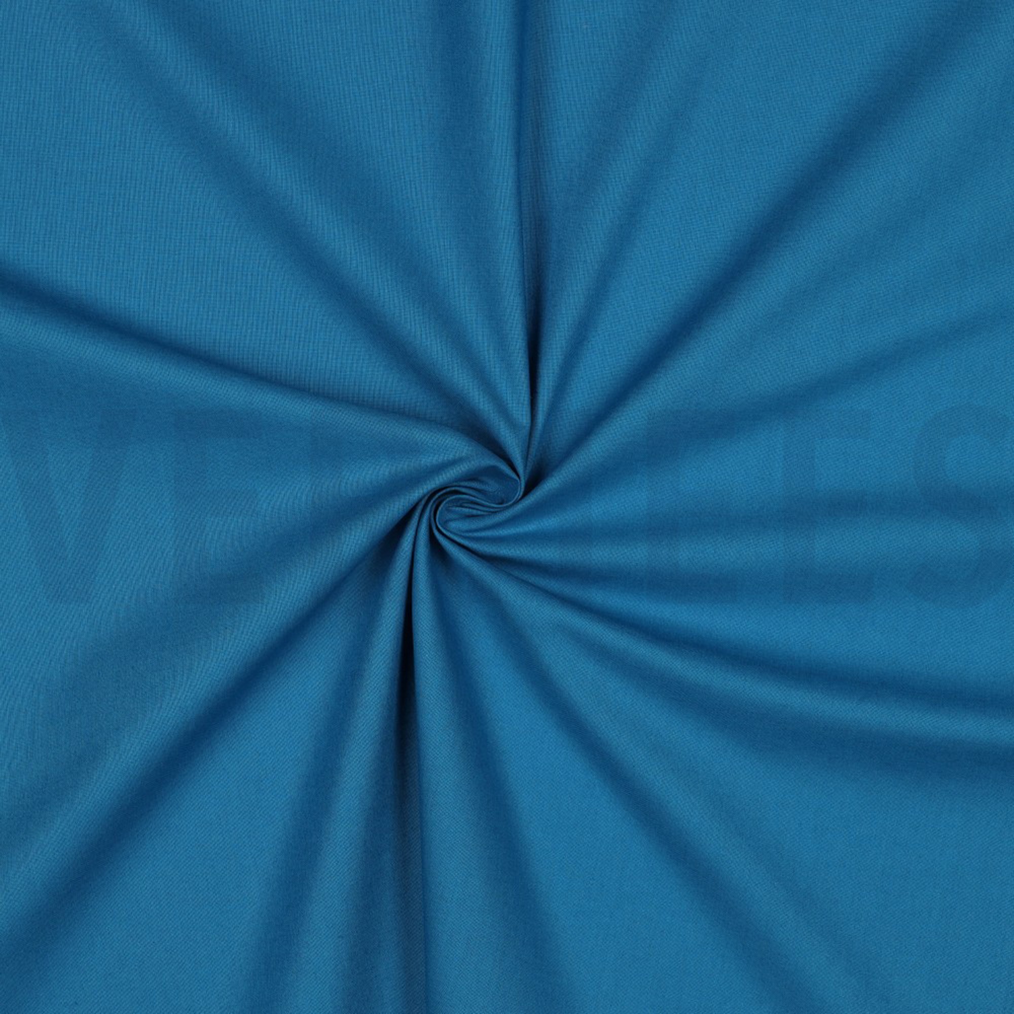 COTTON POPLIN OCEAN BLUE (high resolution) #3
