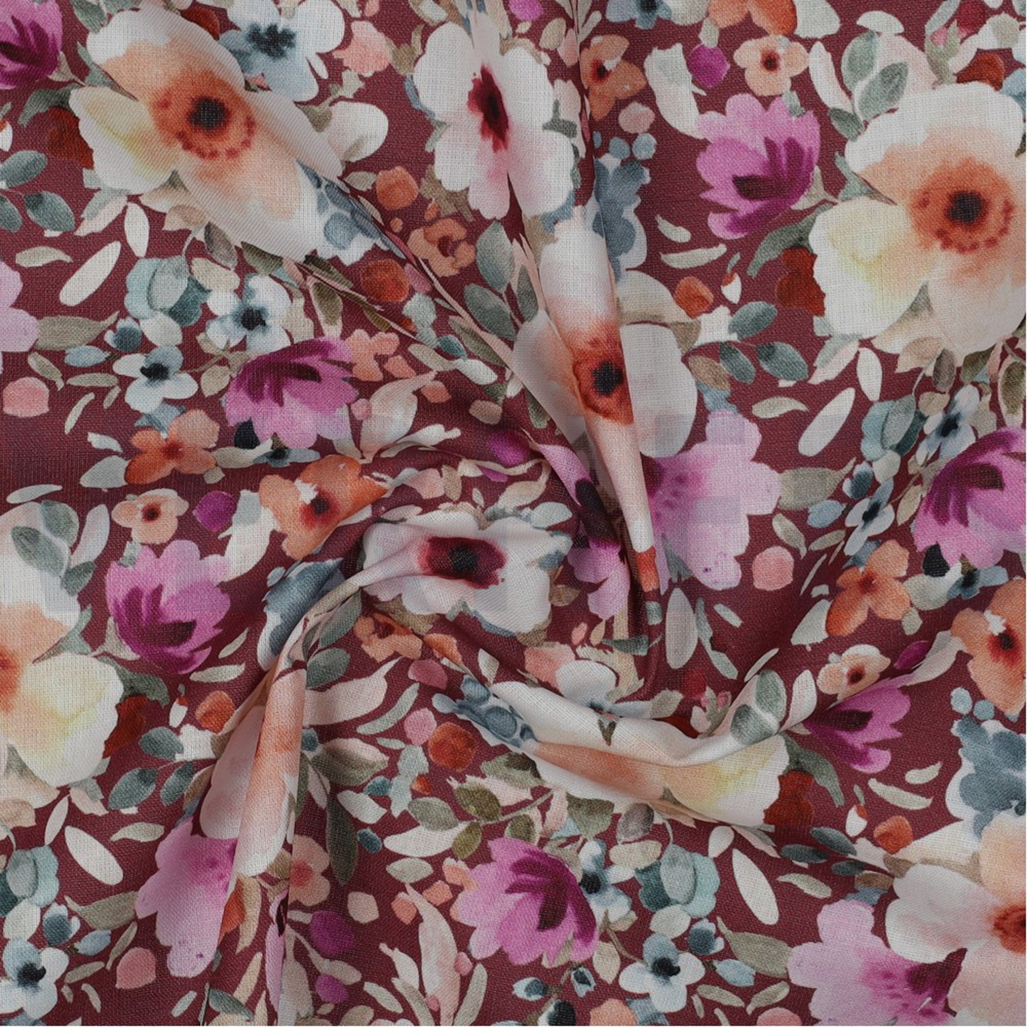 POPLIN DIGITAL FLOWERS MAUVE (high resolution) #3