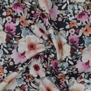 POPLIN DIGITAL FLOWERS NAVY (thumbnail) #3
