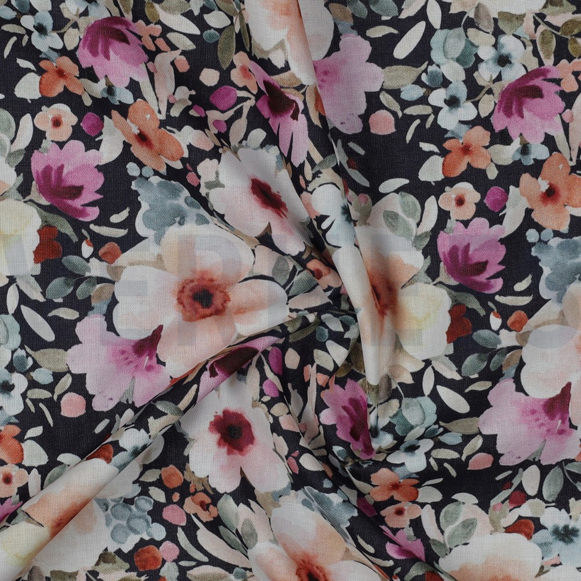 POPLIN DIGITAL FLOWERS NAVY (high resolution) #3