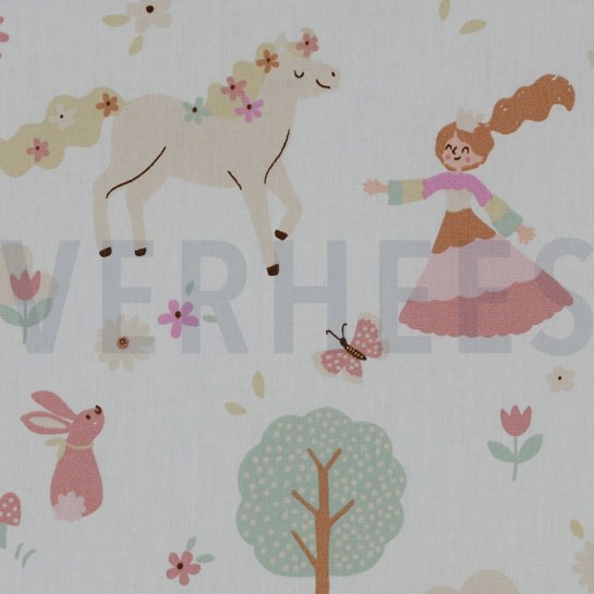 POPLIN CASTLES WHITE #7