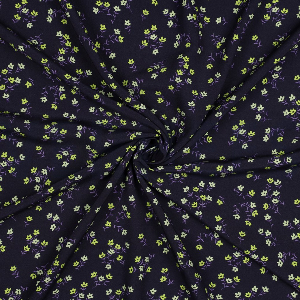 RADIANCE DIGITAL FLOWERS NAVY #3