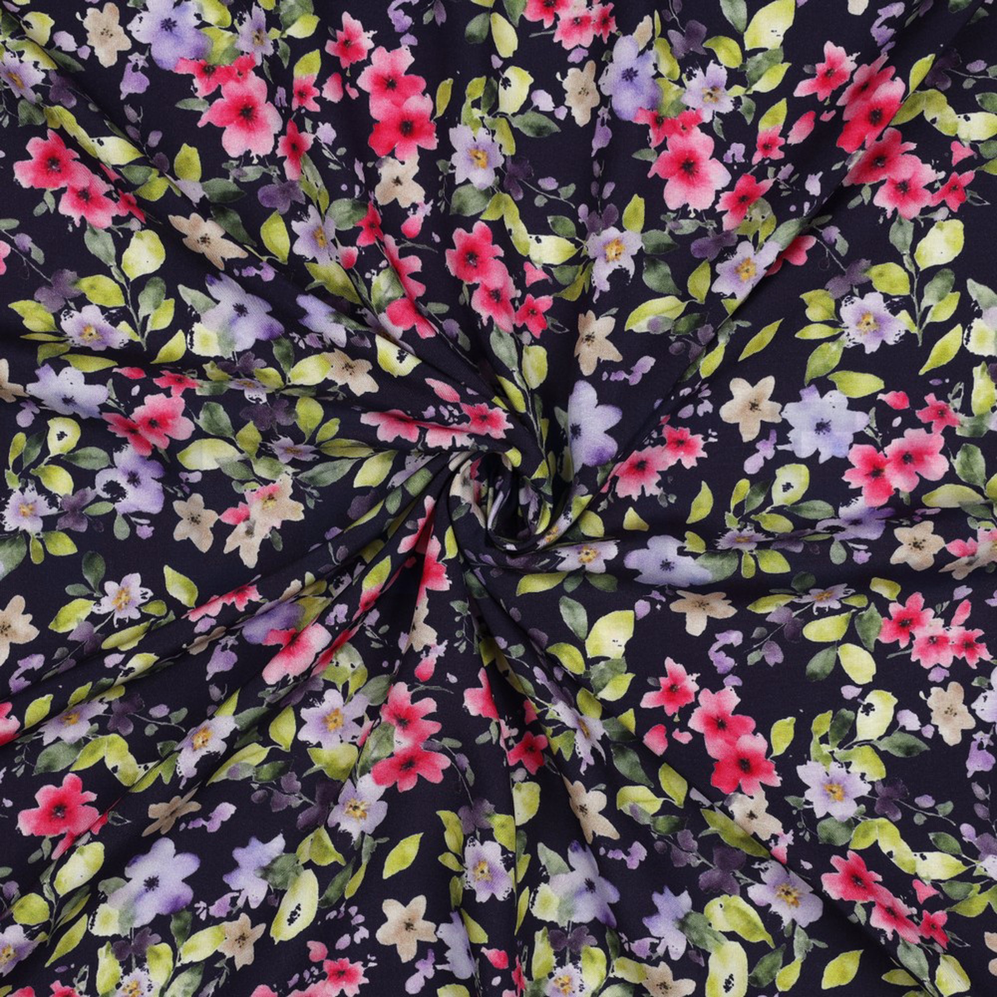 RADIANCE DIGITAL FLOWERS NAVY (high resolution) #3