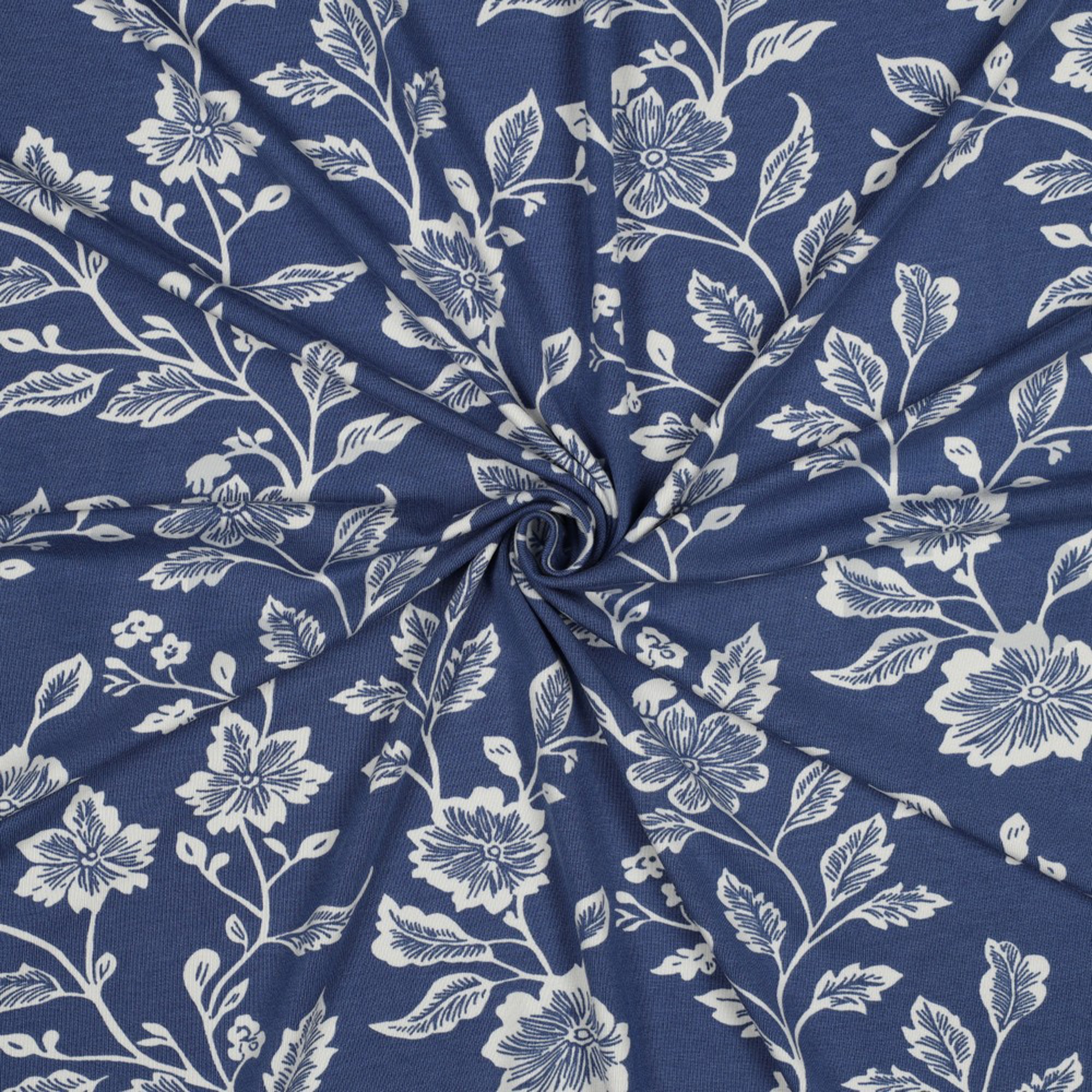 VISCOSE JERSEY FLOWERS BLUE (high resolution) #3