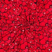 VISCOSE JERSEY DIGITAL FLOWERS RED (thumbnail) #3