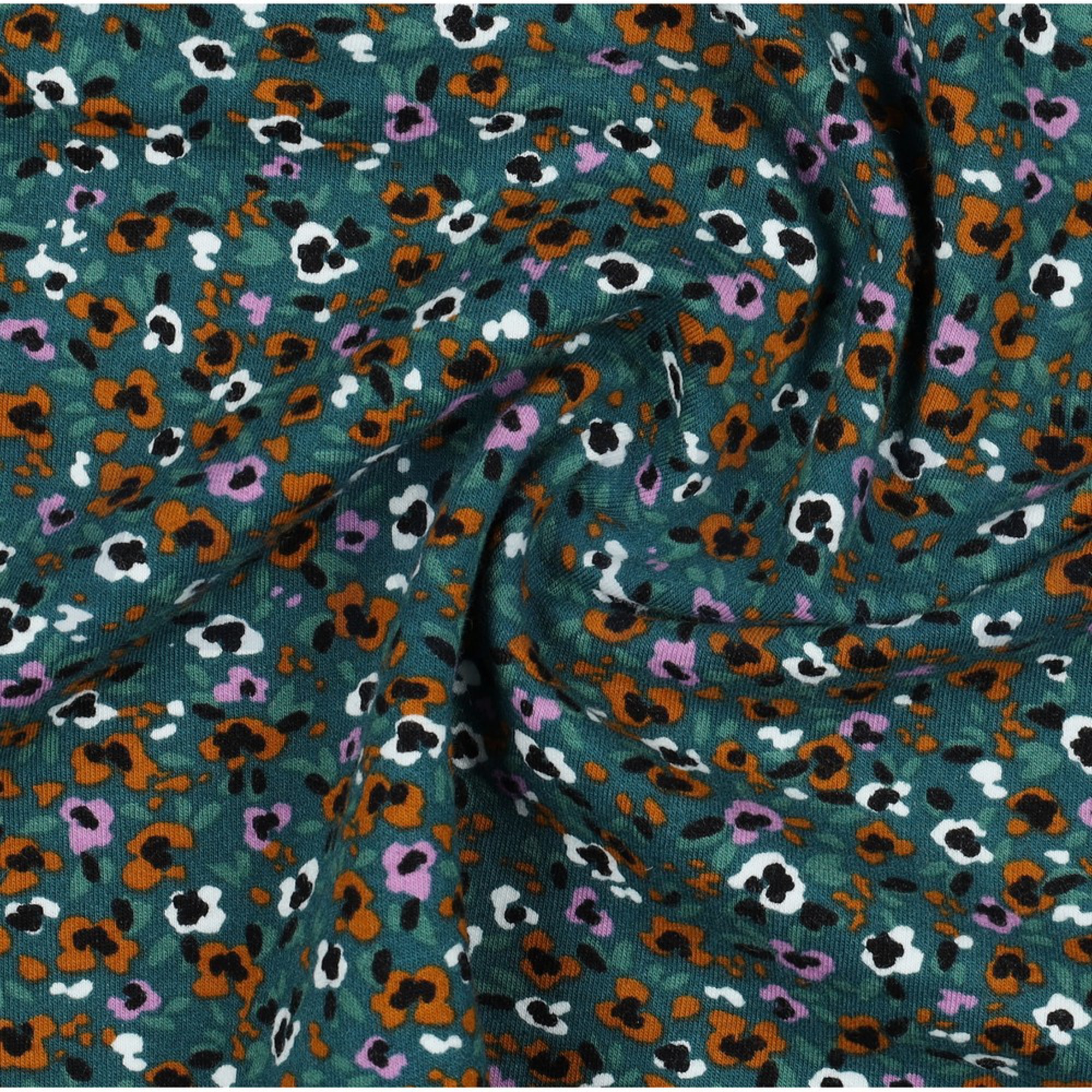 SOFT SWEAT SMALL FLOWERS PETROL (high resolution) #3