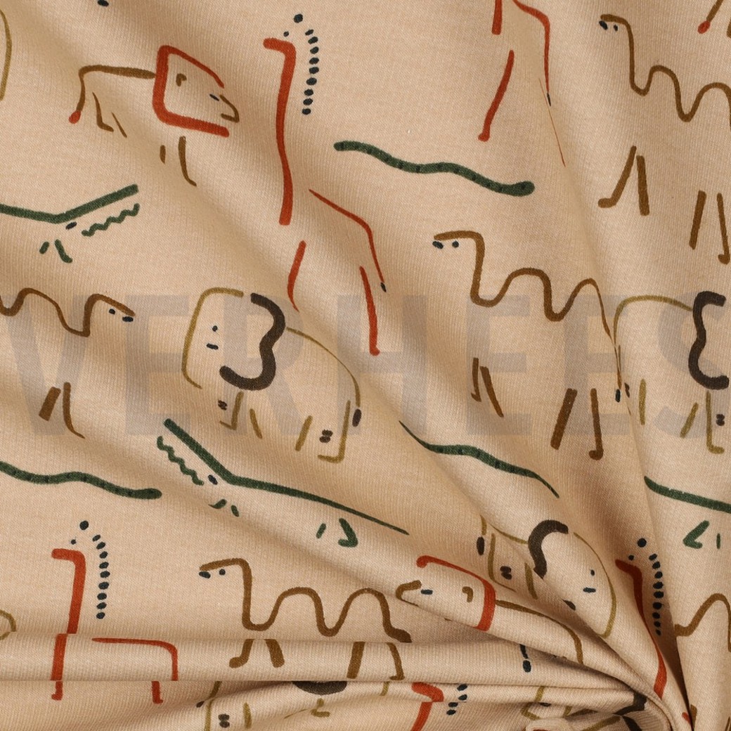 SOFT SWEAT SAFARI ANIMALS SAND #3