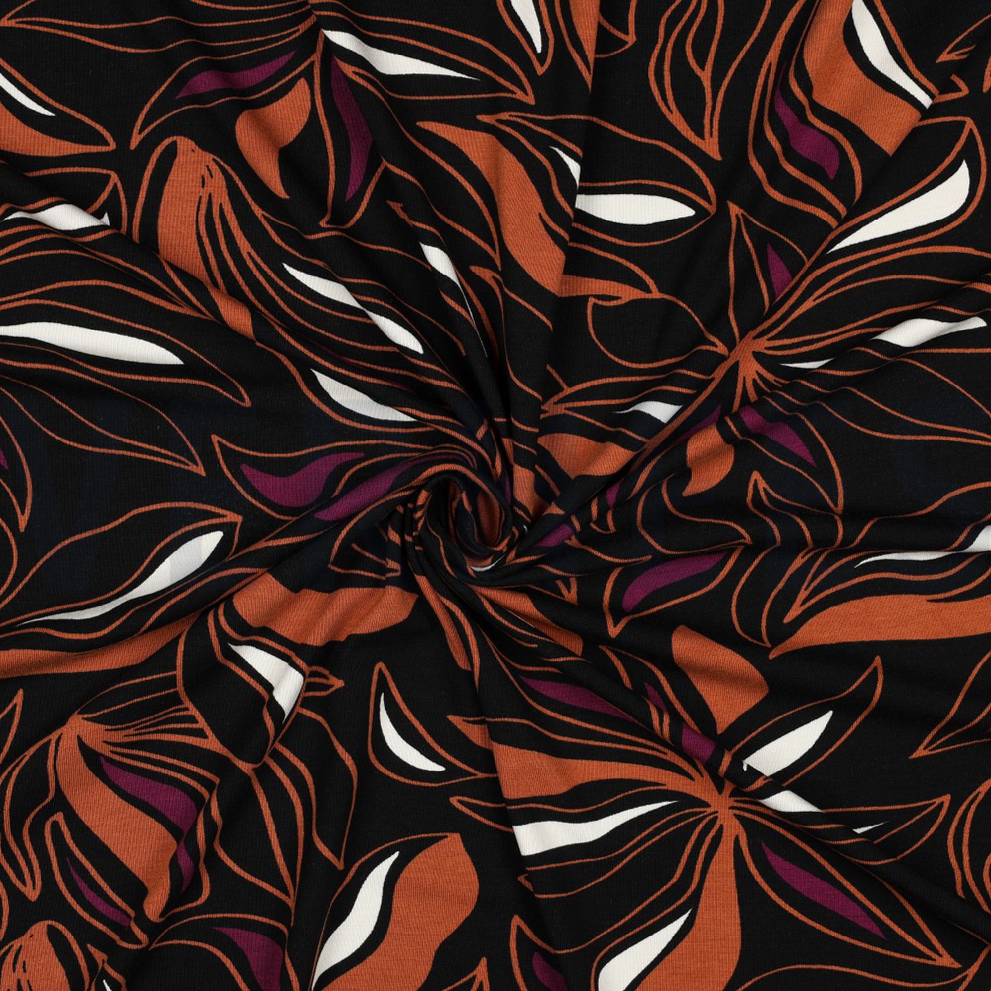 VISCOSE JERSEY FLOWERS BLACK (high resolution) #3