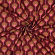 ROSELLA STRETCH ABSTRACT BORDEAUX (thumbnail) #3