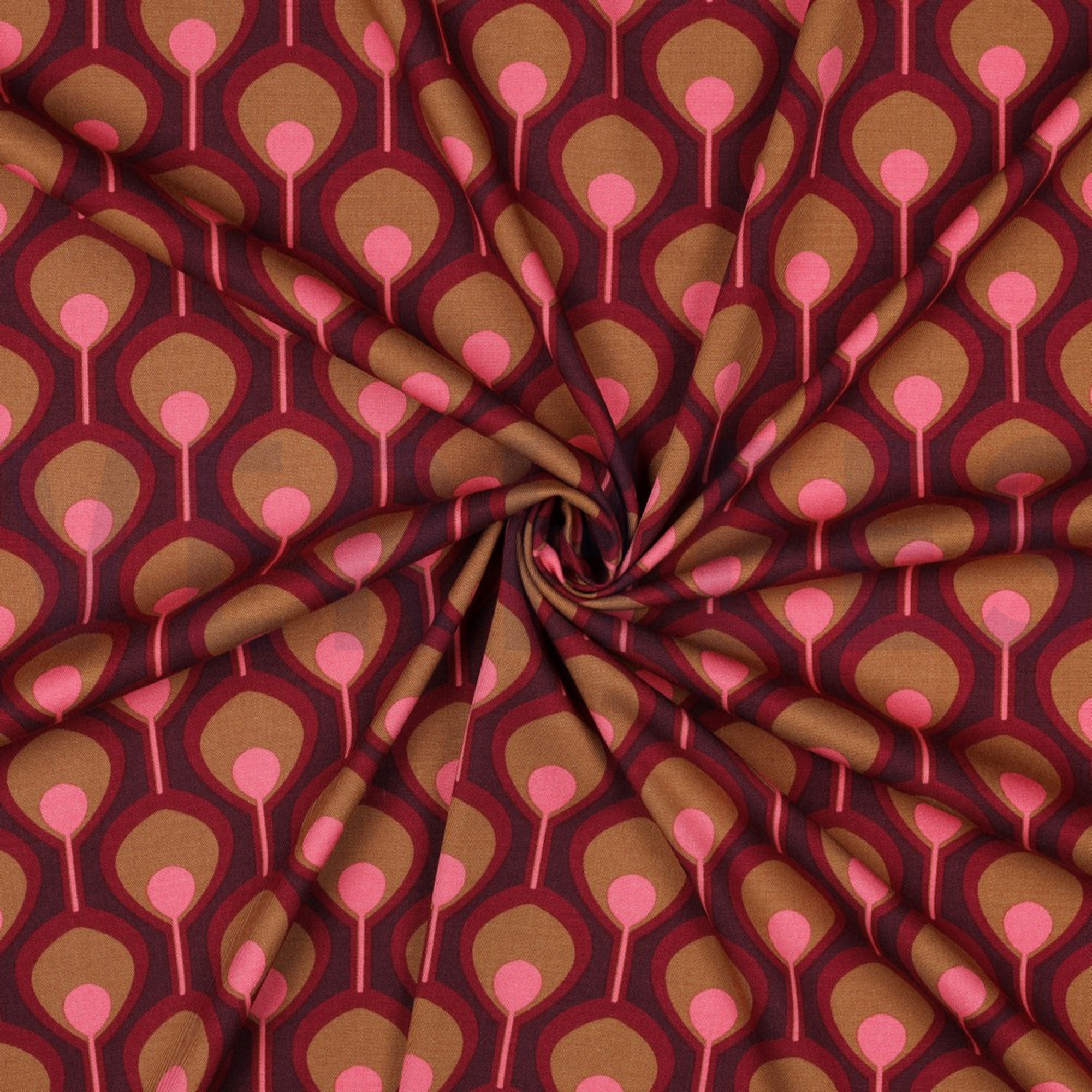 ROSELLA STRETCH ABSTRACT BORDEAUX (high resolution) #3