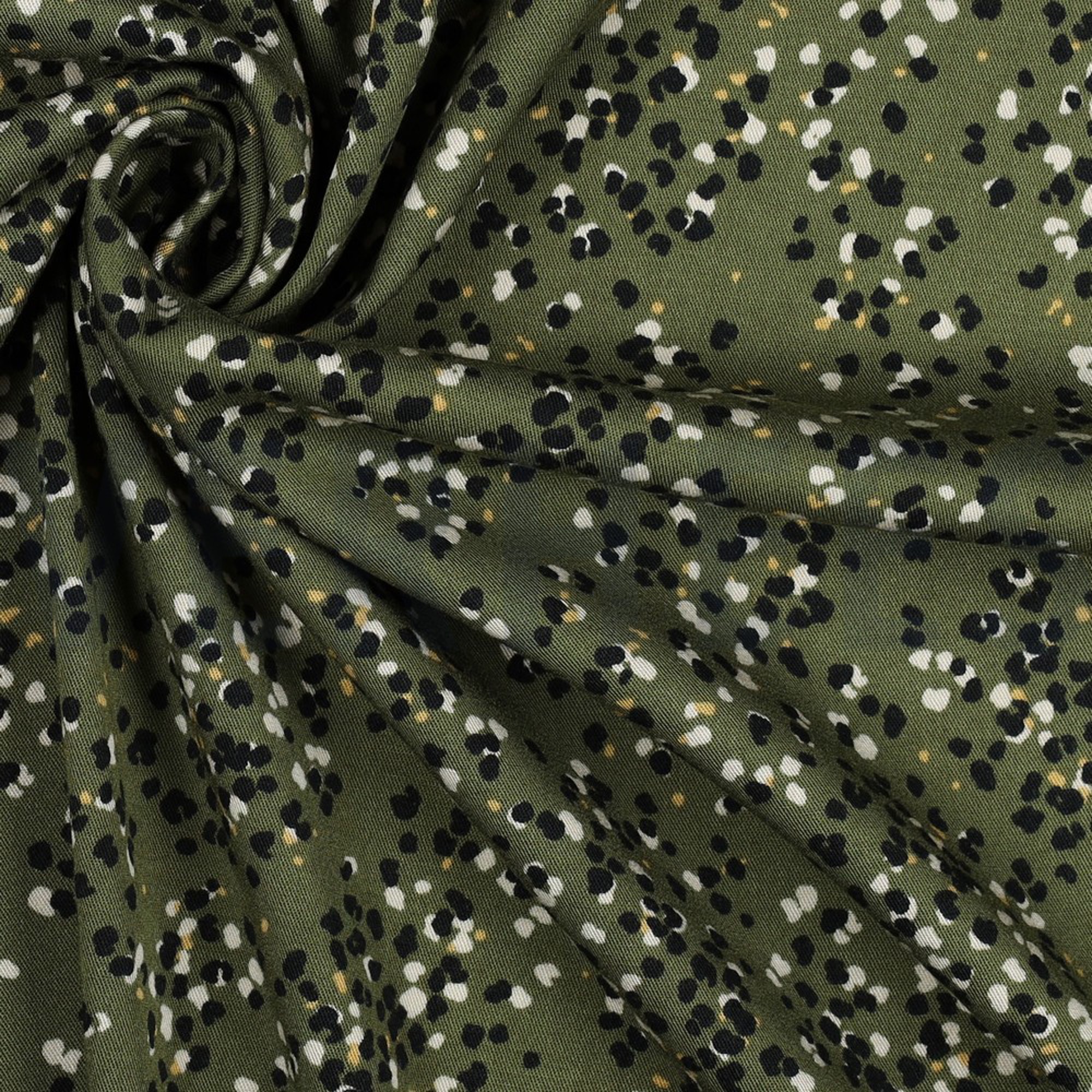 ROSELLA STRETCH DOTS MOSS GREEN (high resolution) #3