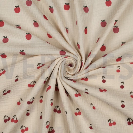 DOUBLE GAUZE FRUITS NATURAL #7