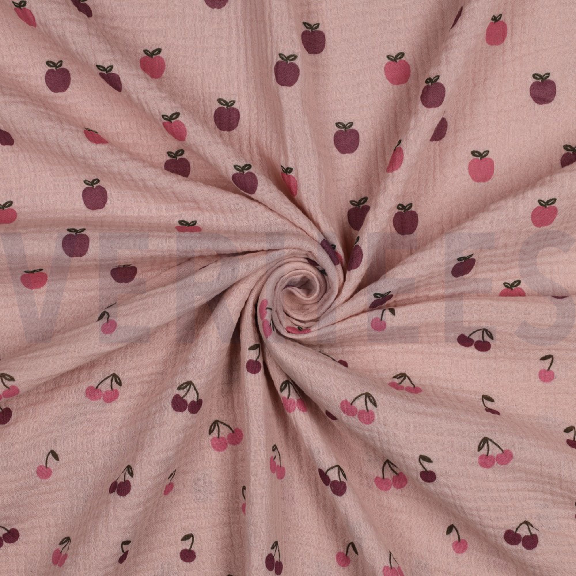 DOUBLE GAUZE FRUITS SOFT ROSE (high resolution) #3