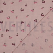 DOUBLE GAUZE FRUITS SOFT ROSE (thumbnail) #3