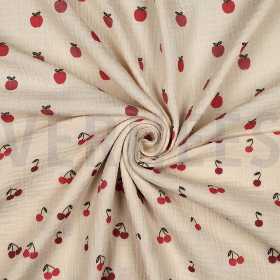 DOUBLE GAUZE FRUITS NATURAL #7