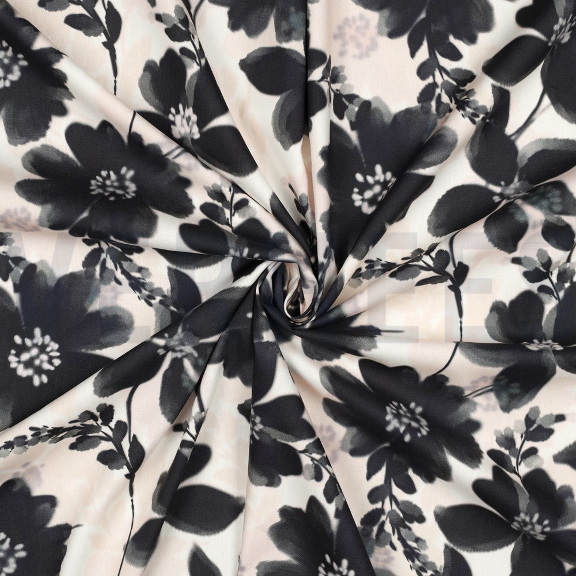 COTTON VISCOSE DIGITAL FLOWERS WHITE (high resolution) #3