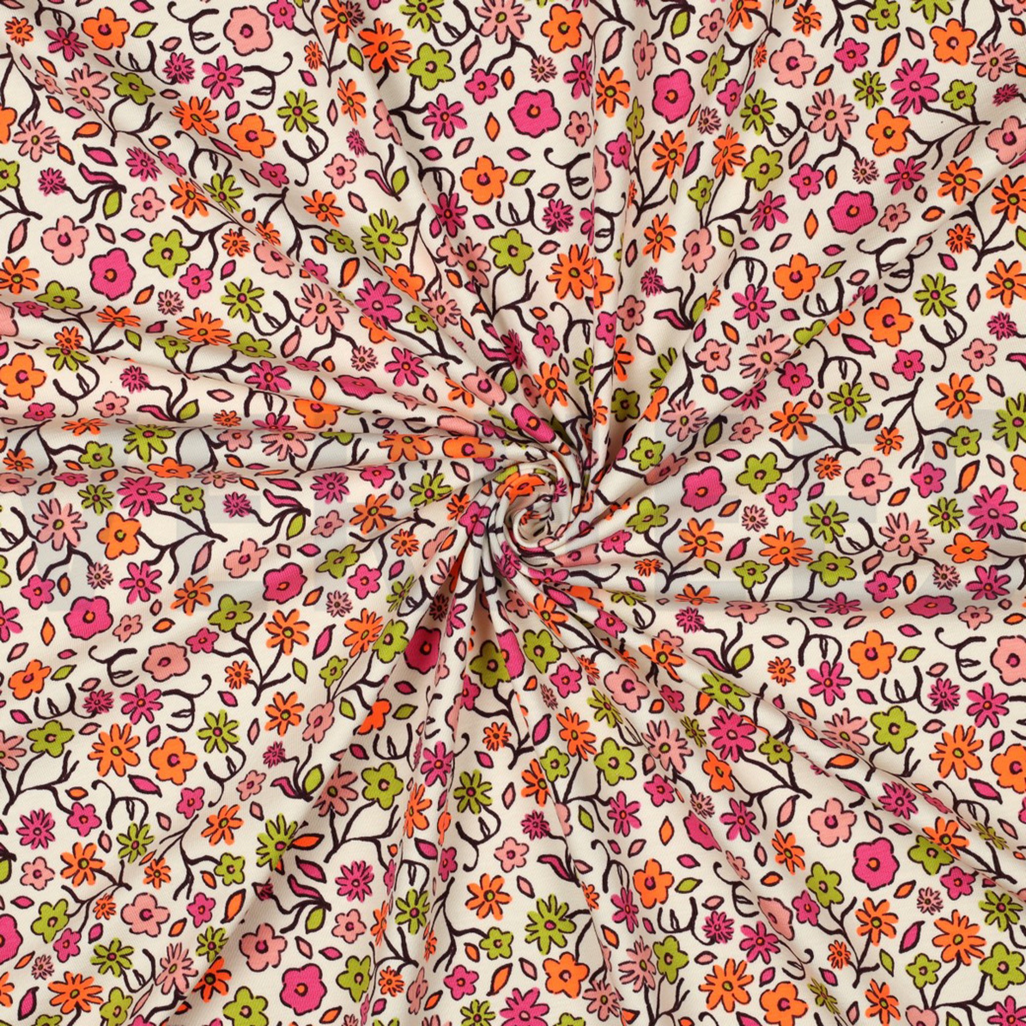 JERSEY NEON FLOWERS WHITE (high resolution) #3