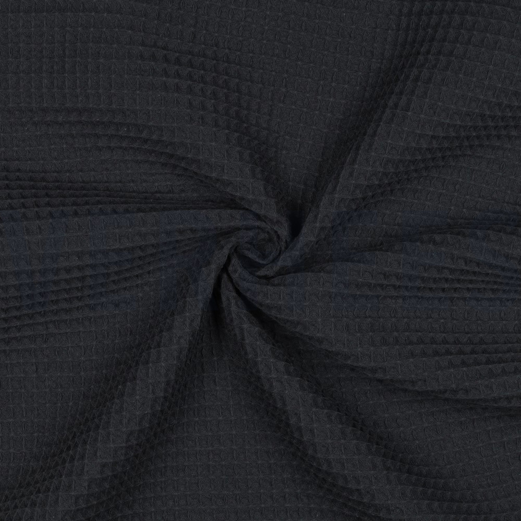 COTTON WAFFLE BLACK (high resolution) #3