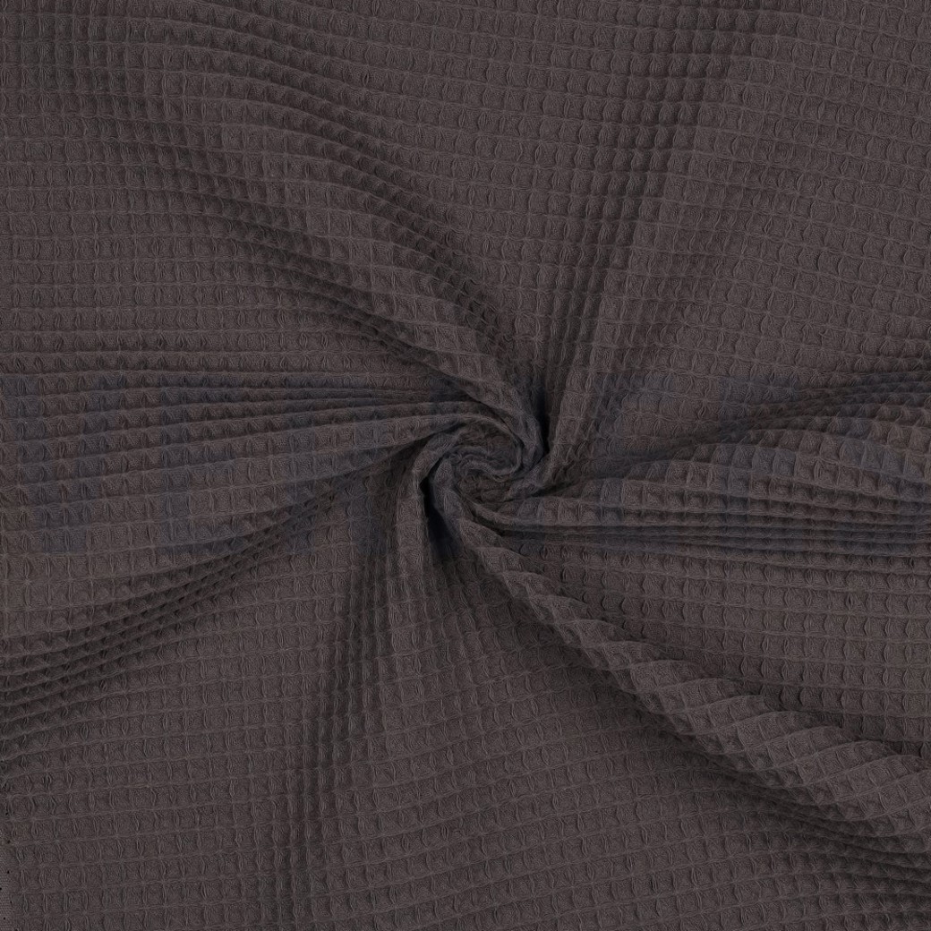 COTTON WAFFLE ANTHRACITE #3