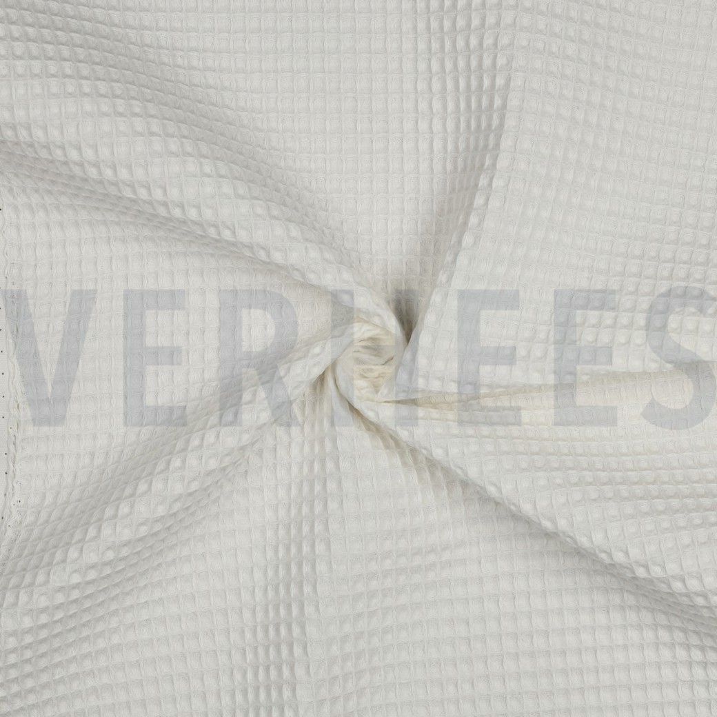 COTTON WAFFLE WHITE #3