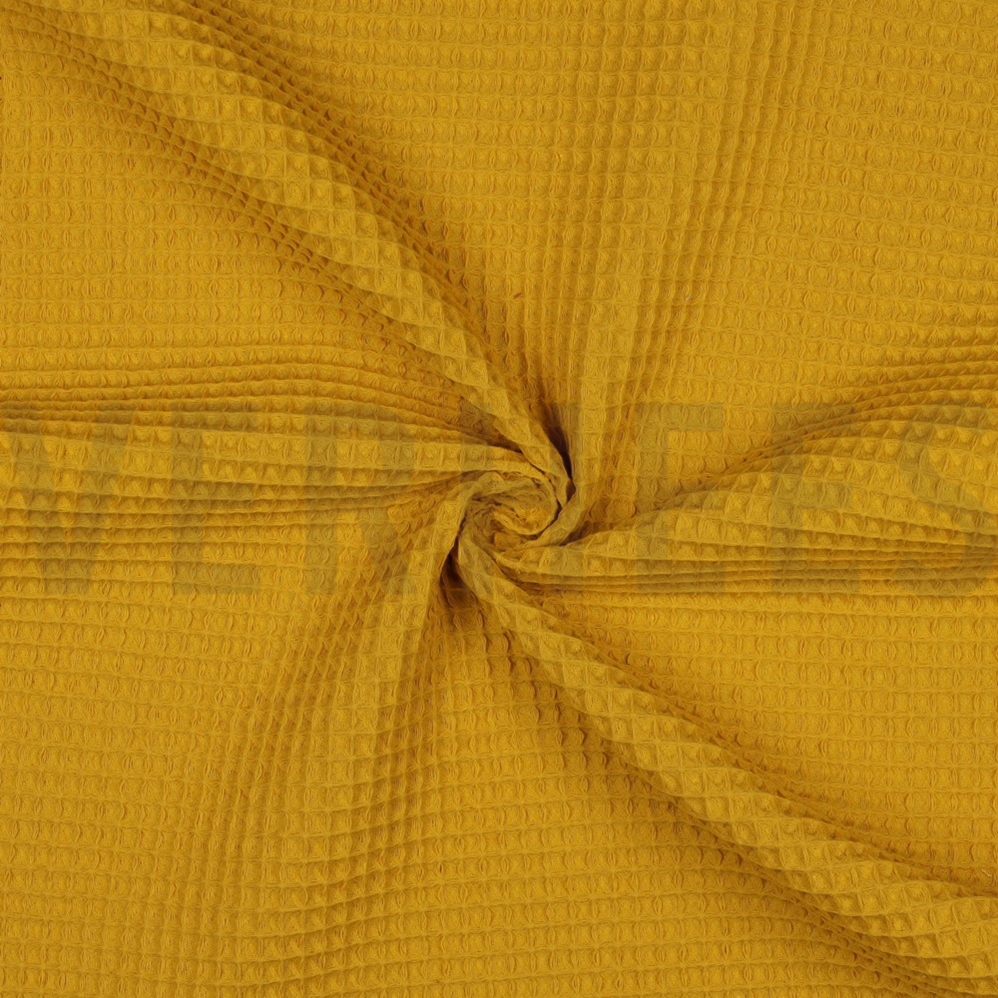 COTTON WAFFLE YELLOW (high resolution) #3
