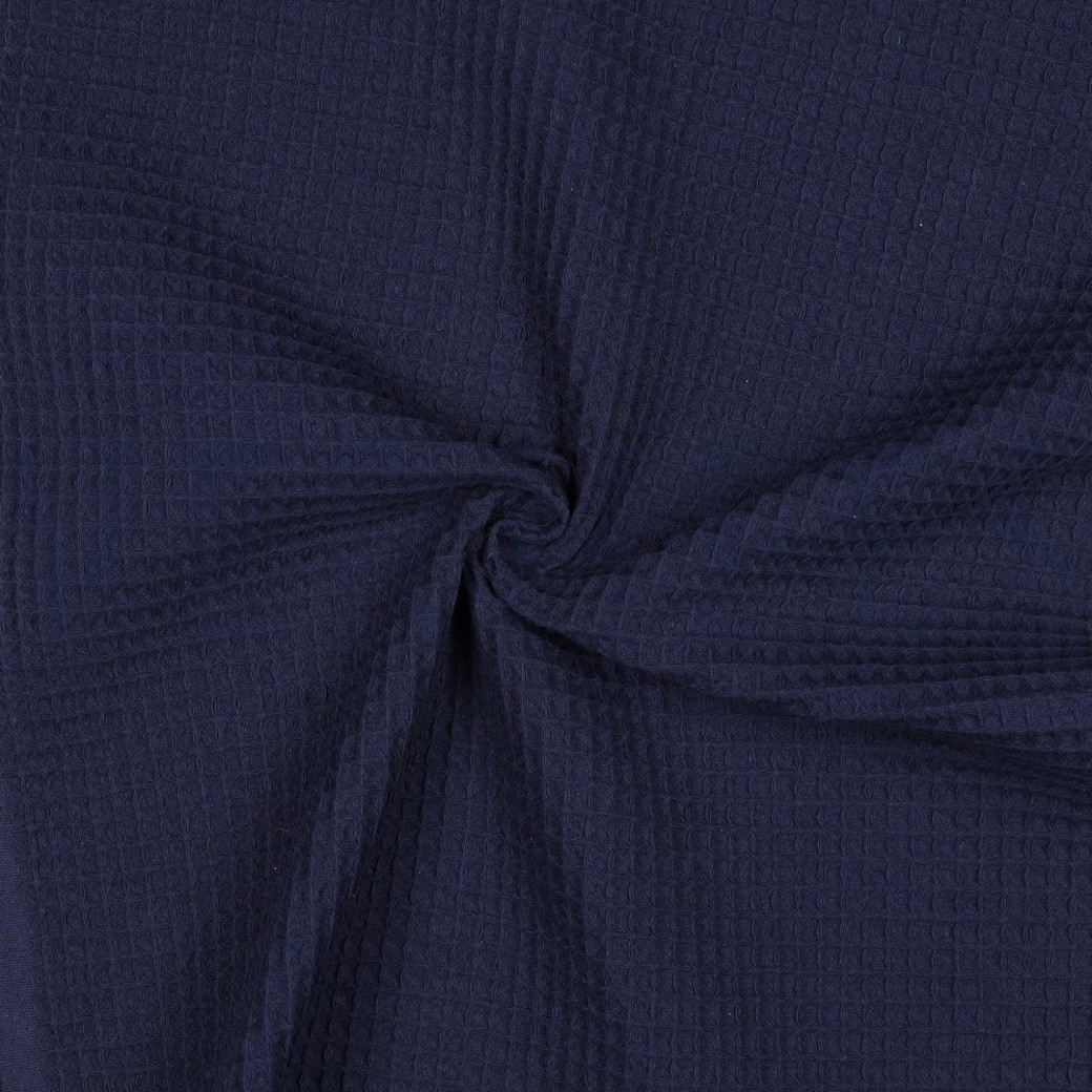 COTTON WAFFLE NAVY #3
