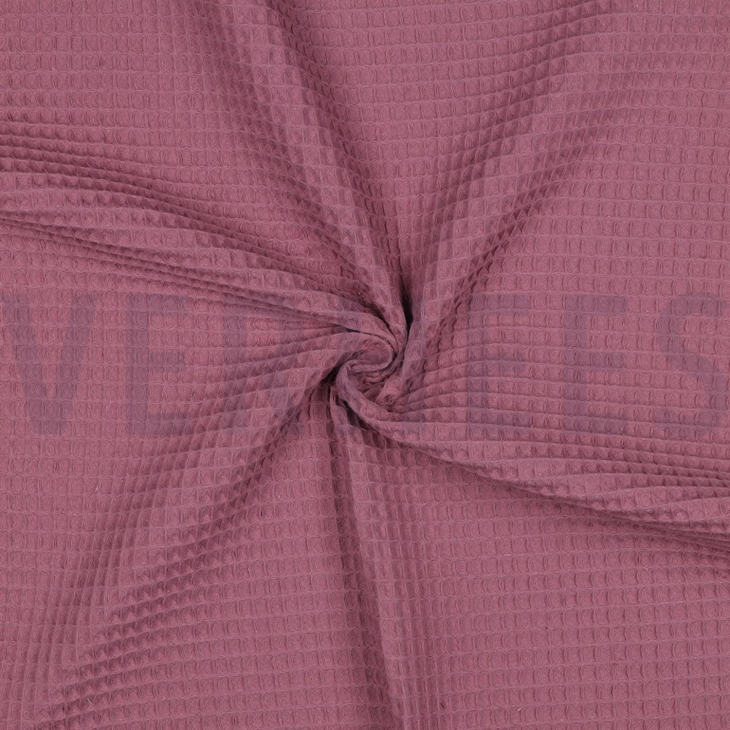 COTTON WAFFLE MAUVE #3