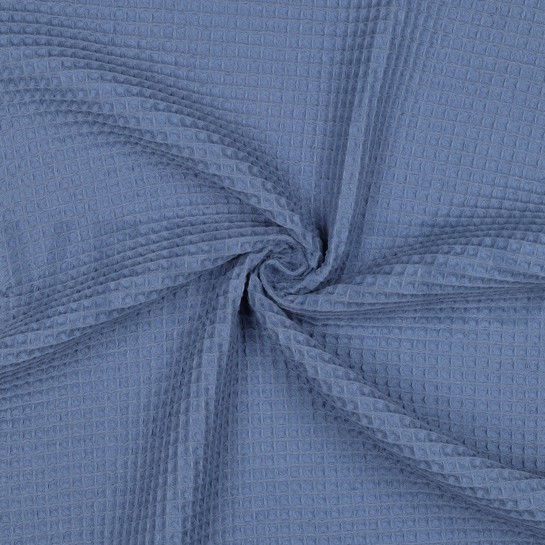 COTTON WAFFLE BLUE #7