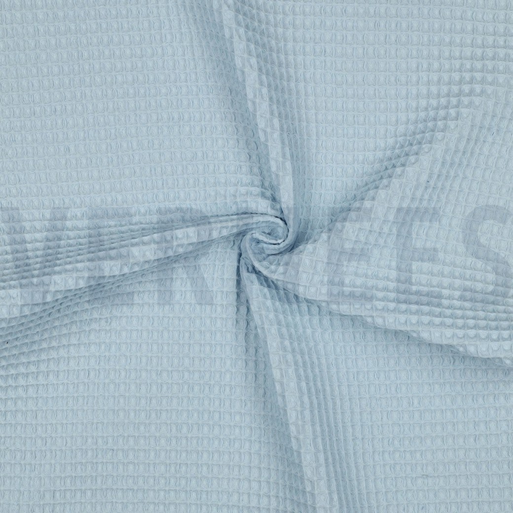 COTTON WAFFLE LIGHT BLUE #3
