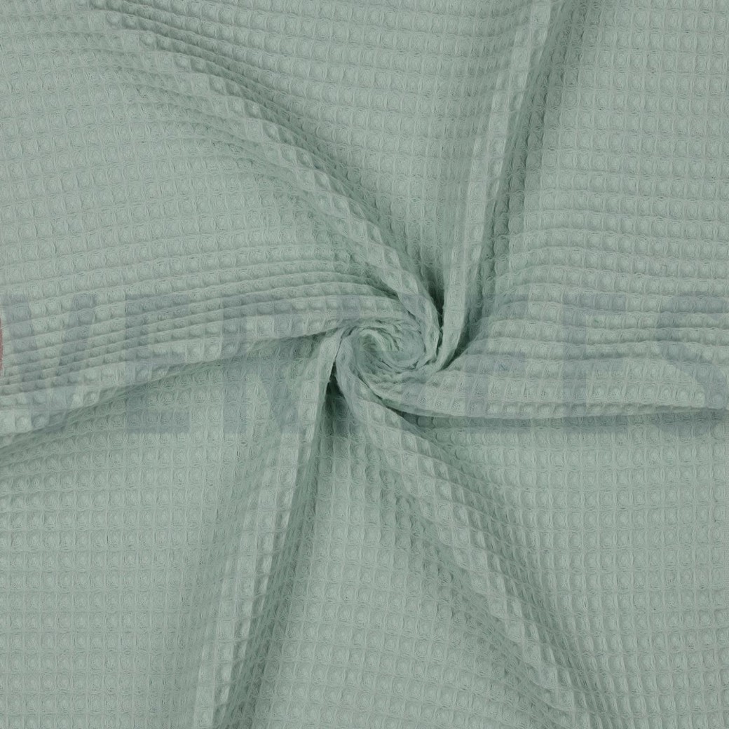 COTTON WAFFLE LIGHT MINT #3