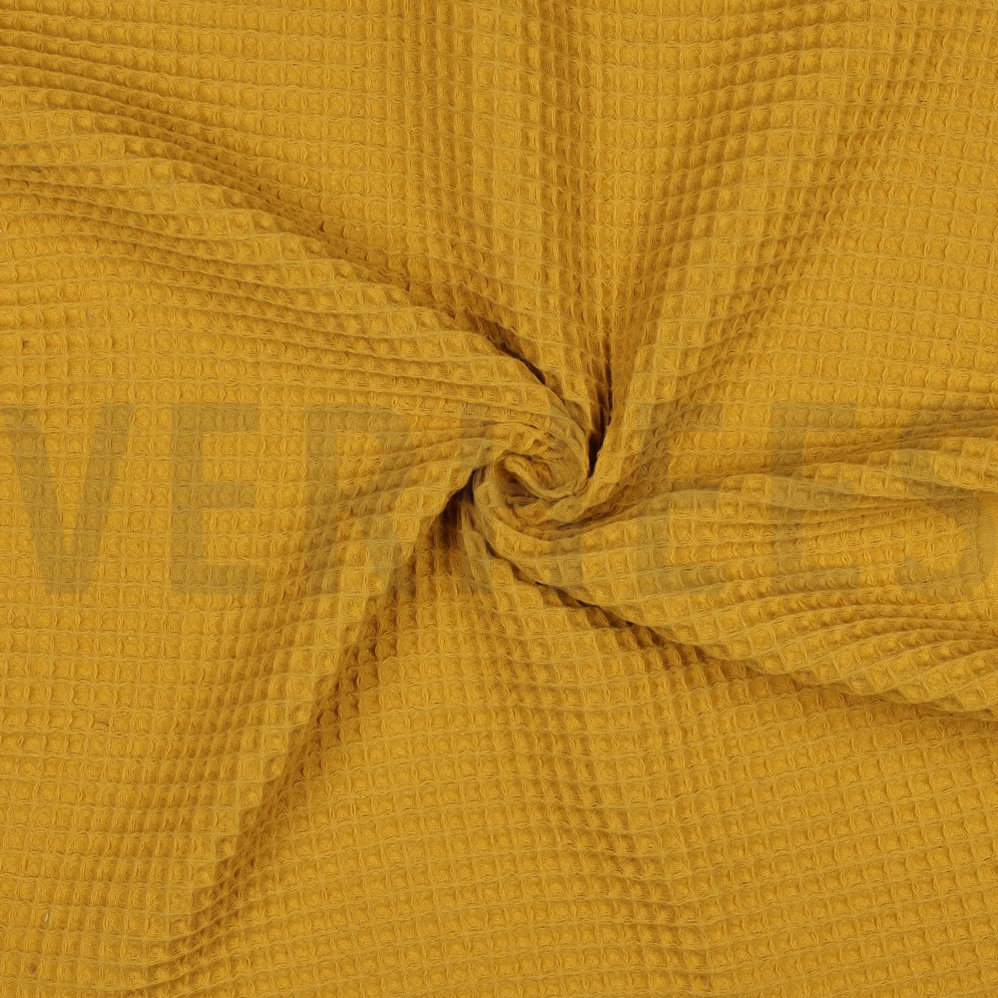 COTTON WAFFLE OCHRE (high resolution) #3