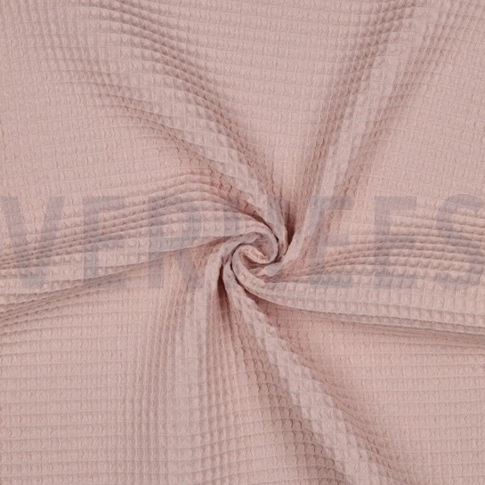 COTON NID D'ABEILLE ROSE ANCIEN #7