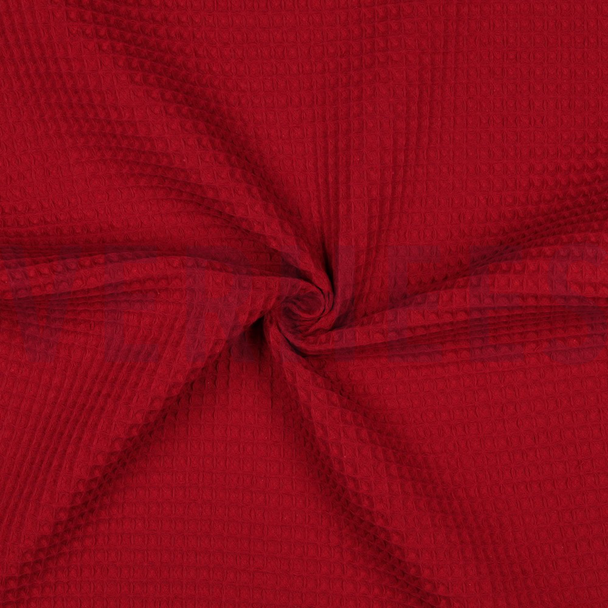 COTTON WAFFLE RED (high resolution) #3
