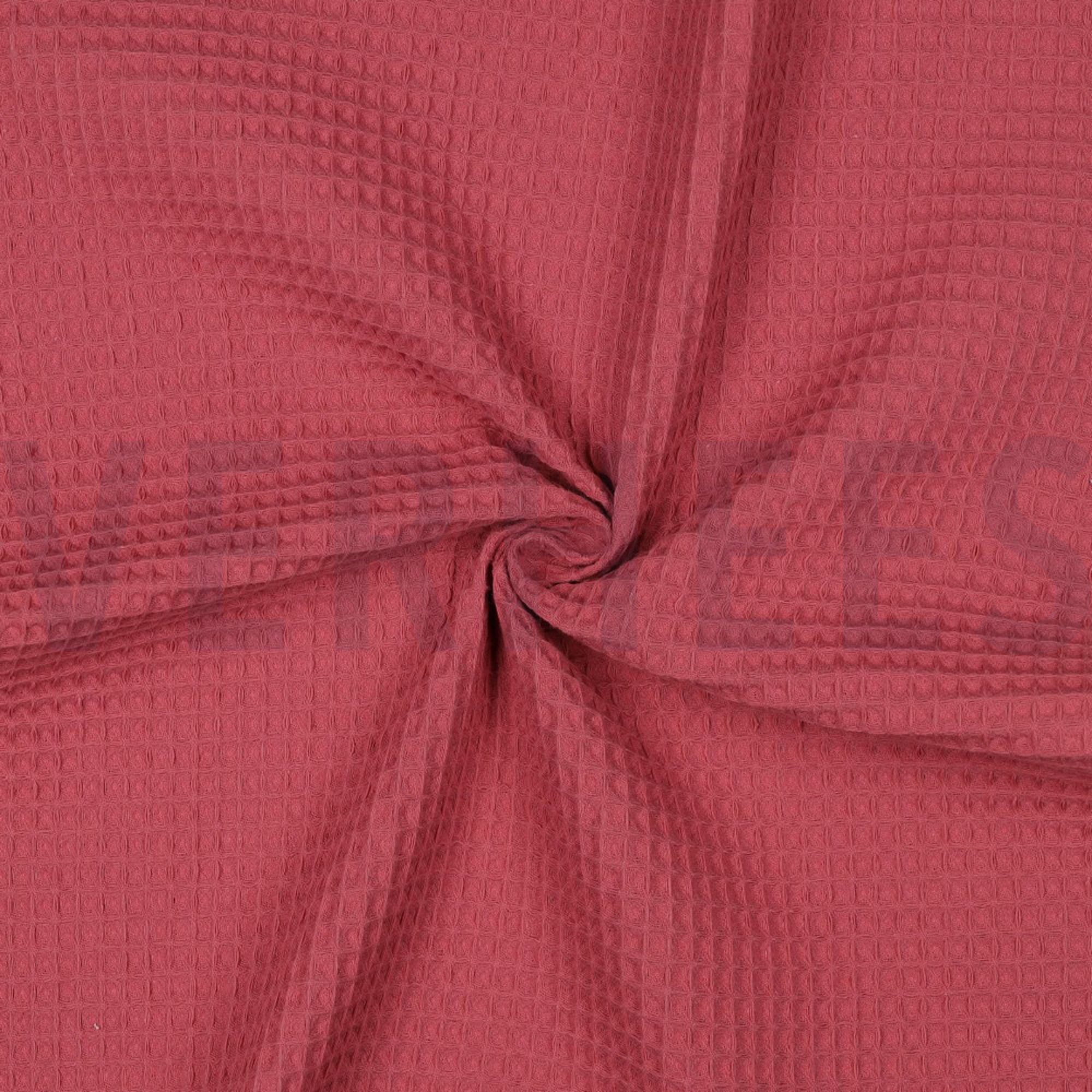 COTTON WAFFLE DARK ROSE (high resolution) #3